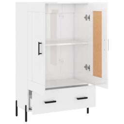 Berkfield Home Highboard High Gloss White 69.5x31x115 cm Engineered Wood - thumbnail 6