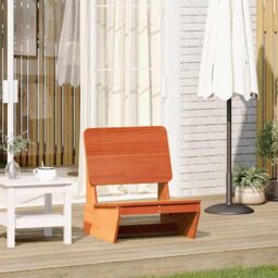 Berkfield Home Garden Chair Wax Brown 60x64x70.5 cm Solid Wood Pine