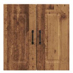 Berkfield Home Kitchen Wall Cabinet Kalmar Old Wood Engineered Wood in Brown - thumbnail 5
