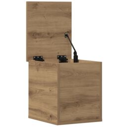 Berkfield Home Storage Box Artisan Oak 30x35x35 cm Engineered Wood in Brown - Size: 30 x 35 x 35 cm - thumbnail 5