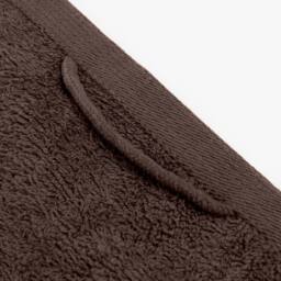 OHS 10 Pack of 100% Cotton Bath Sheet Bathroom Towel in Chocolate - thumbnail 2