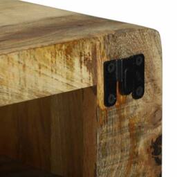 Berkfield Home TV Cabinet 100x32x36 cm Solid Wood Mango in Brown - Size: 100 x 32 x 36 cm - thumbnail 8