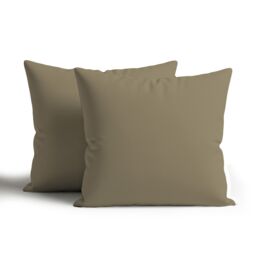 Snug City Waterproof Outdoor Garden Cushion Covers Patio Cushion Cover Cases Square Pack Of 2 in Beige - Size: 60 cm x 60 cm