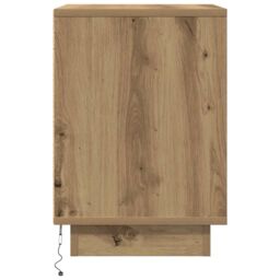 Berkfield Home Bedside Cabinets with LED Lights¬†2 pcs Artisan Oak 38x34x50 cm - Size: 38 x 34 x 50 cm - thumbnail 9