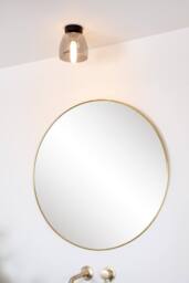 Lucide 'TYLER' Dimmable Stylish Retro Bathroom LED Flush Ceiling Light 1xG9 in Black - thumbnail 5