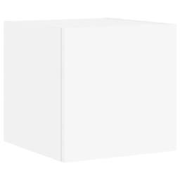 Berkfield Home 5 Piece TV Wall Cabinets with LED Lights White - thumbnail 8