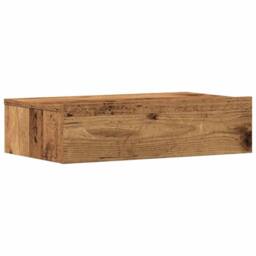 Berkfield Home Durable Bedside Cabinet Old Wood 60x35 cm Engineered Wood in Brown - thumbnail 6