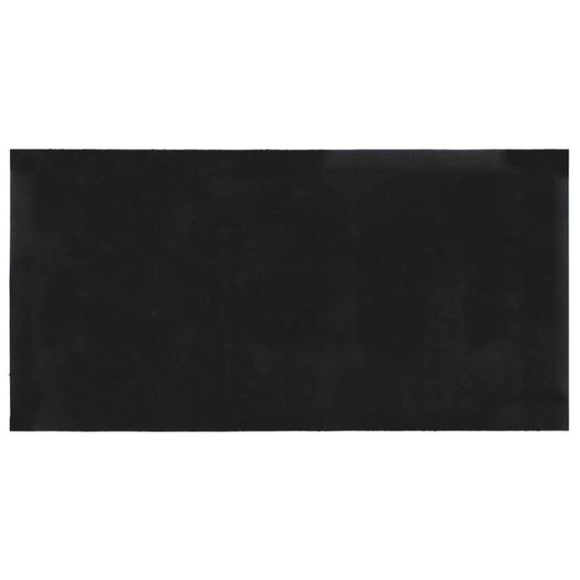 Berkfield Home Door Mat Dark Grey 100x200 cm Tufted Coir - image 1