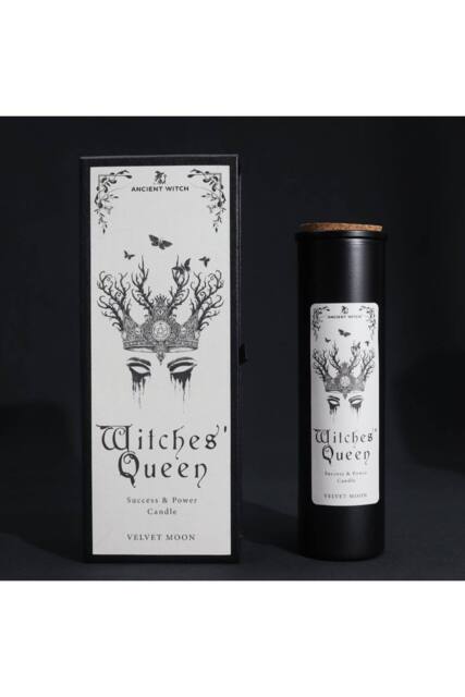 KDMD Ancient Witch Ritual Candle-Witches' Queen Scent in Black - image 1