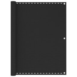 Berkfield Home Balcony Screen Anthracite 120x300 cm HDPE in Black - thumbnail 1