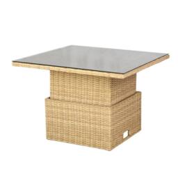 Home Garden Direct St. Tropez Garden Corner Sofa with Rising Table - Premium Natural Rattan Furniture Set - thumbnail 7
