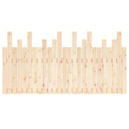 Berkfield Home Wall Headboard 159.5x3x80 cm Solid Wood Pine in Natural - thumbnail 5