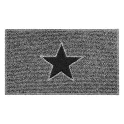 Nicoman Star Doormat PVC Spaghetti Mat - 75x44cm in Charcoal - Size: 45 cm x 75 cm - thumbnail 2