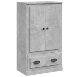 Berkfield Home Highboard Concrete Grey 60x35.5x103.5 cm Engineered Wood - thumbnail 2