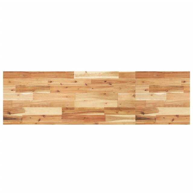 Berkfield Home Table Top 160x40x4 cm Rectangular Solid Wood Acacia in Brown - Size: 160 x 40 x 4 cm - image 1