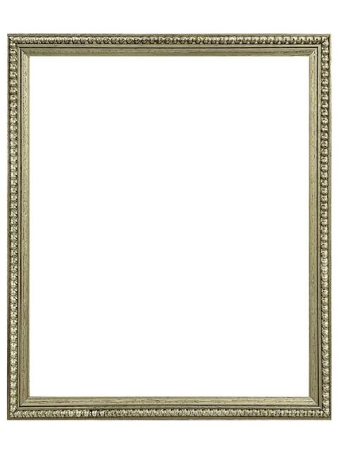 Frames & Mirrors 4U Crown Bobbin Wooden Picture Frame 16x12 Inch in Silver - image 1