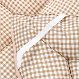 PAWNORA Mattress Toppers 10cm Thick Coffee Double in Brown - thumbnail 2