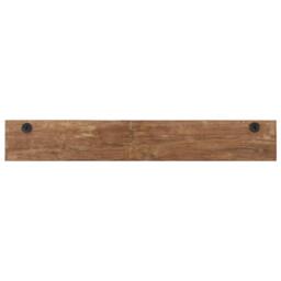 Berkfield Home Hall Hanger with 5 Hooks 100x2.5x15 cm Solid Reclaimed Wood in Brown - thumbnail 5