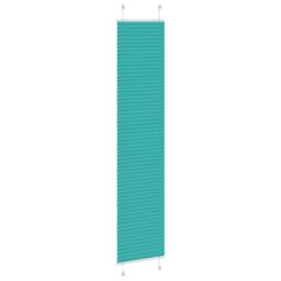 Berkfield Home Pleated Blind Petrol Green 45x200 cm Fabric Width 44.4 cm Polyester - thumbnail 4