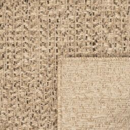 Berkfield Home Rug ZIZUR 240x340 cm Jute Look Indoor & Outdoor in Brown - Size: Medium - thumbnail 6
