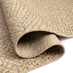 Berkfield Home Rug ZIZUR 240x340 cm Jute Look Indoor & Outdoor in Brown - Size: Medium - thumbnail 5