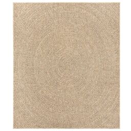 Berkfield Home Rug ZIZUR 240x340 cm Jute Look Indoor & Outdoor in Brown - Size: Medium - thumbnail 4