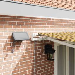 Berkfield Home Manual Retractable Awning with LED Multicolour Stripe 500x300 cm - thumbnail 4
