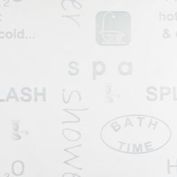 Berkfield Home Shower Roller Blind 120x240 cm Splash in Grey - thumbnail 6