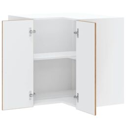 Berkfield Home Kitchen Wall Corner Cabinet Kalmar Old Wood Engineered Wood in Brown - thumbnail 5