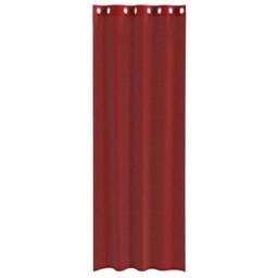 Berkfield Home Voile Curtains with Grommets 2 pcs Wine Red - thumbnail 4