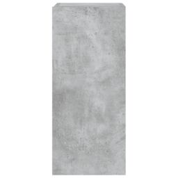 Berkfield Home TV Wall Cabinet with LED Lights Concrete Grey 30.5x35x70 cm - thumbnail 9