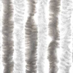 Berkfield Home Soft Fly Curtain Light Grey & White 100x220 cm Chenille - thumbnail 6