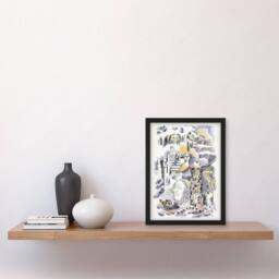 Artery8 Paul Nash Framed Wall Art Print Ghosts Design for Urne Buriall Book - Size: A4 - thumbnail 2