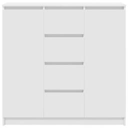 Berkfield Home Sideboard with Drawers White 100.5x35x98.5 cm Engineered Wood - thumbnail 6