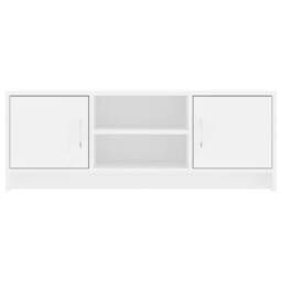Berkfield Home TV Cabinet White 102x30x37.5 cm Engineered Wood - thumbnail 5