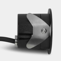 Netlighting Bat Outdoor LED Recessed Wall Light Round Urban Grey IP65 2.2W 2700K - thumbnail 2