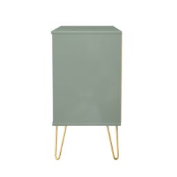 Ready Assembled 2 U Metro 3 Drawer TV Unit (Ready Assembled) in Pale Green - thumbnail 3