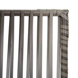 Berkfield Home Room Divider 3 Panels Grey Poly Rattan - thumbnail 6