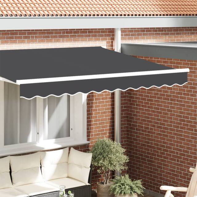 Berkfield Home Awning Valance for 2.5 m Frame Anthracite 2.3x0.2 m - image 1