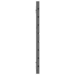 Berkfield Home Wall Headboard Grey 126x3x63 cm Solid Wood Pine - Size: 126 x 3 x 63 cm - thumbnail 5
