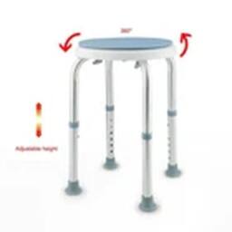 EONLION Shower Stool Bathing Chair with Rotating Seat Shower Chair in Blue - thumbnail 2