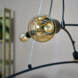 ValueLights Sandie 6 Way Black Ceiling Bar Light - thumbnail 3