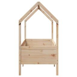 Berkfield Home Kids' House Bed Frame without Mattress 80x160 cm Pine in Light Tan - thumbnail 5