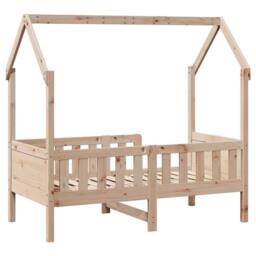 Berkfield Home Kids' House Bed Frame without Mattress 80x160 cm Pine in Light Tan - thumbnail 6