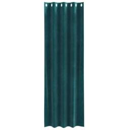 Berkfield Home Green Blackout Curtains with Eyelets 2 pcs Dark Green Velvet - thumbnail 4
