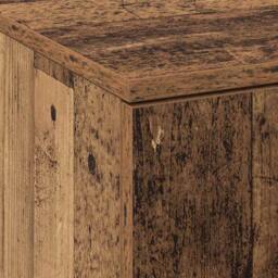 Berkfield Home Highboard Old Wood 60x35x180 cm Engineered Wood in Brown - Size: 60 x 35 x 180 cm - thumbnail 9
