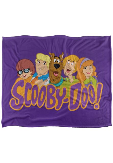 Warner Brothers Scooby Doo Officially Licensed Silky Touch Super Soft Throw Blanket 152 x 127 cm in White - image 1