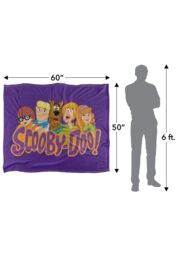 Warner Brothers Scooby Doo Officially Licensed Silky Touch Super Soft Throw Blanket 152 x 127 cm in White - thumbnail 5