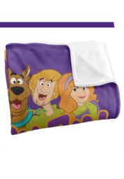 Warner Brothers Scooby Doo Officially Licensed Silky Touch Super Soft Throw Blanket 152 x 127 cm in White - thumbnail 3