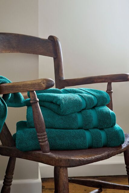 CHRISTY 'Signum' Heavyweight 100% Combed Cotton Towels in Teal - image 1